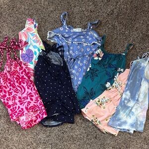 Colorful little girls Tank Tops Collection